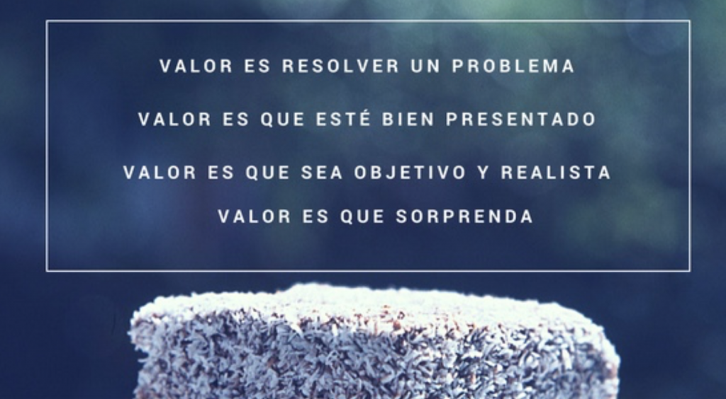 aporta valor
